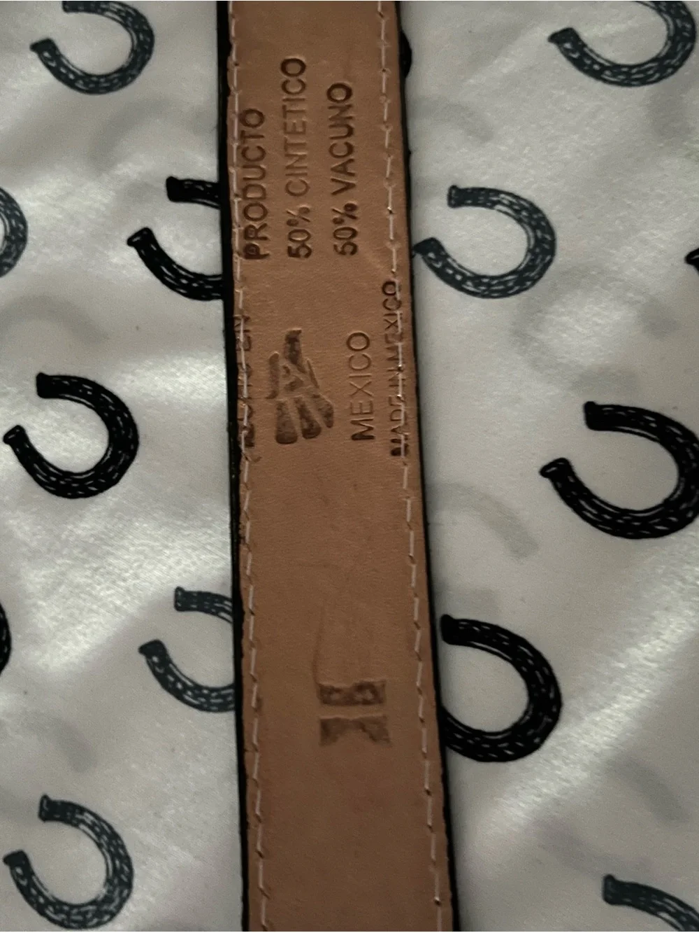 Black Woven Kids Belt with Silver Accent
